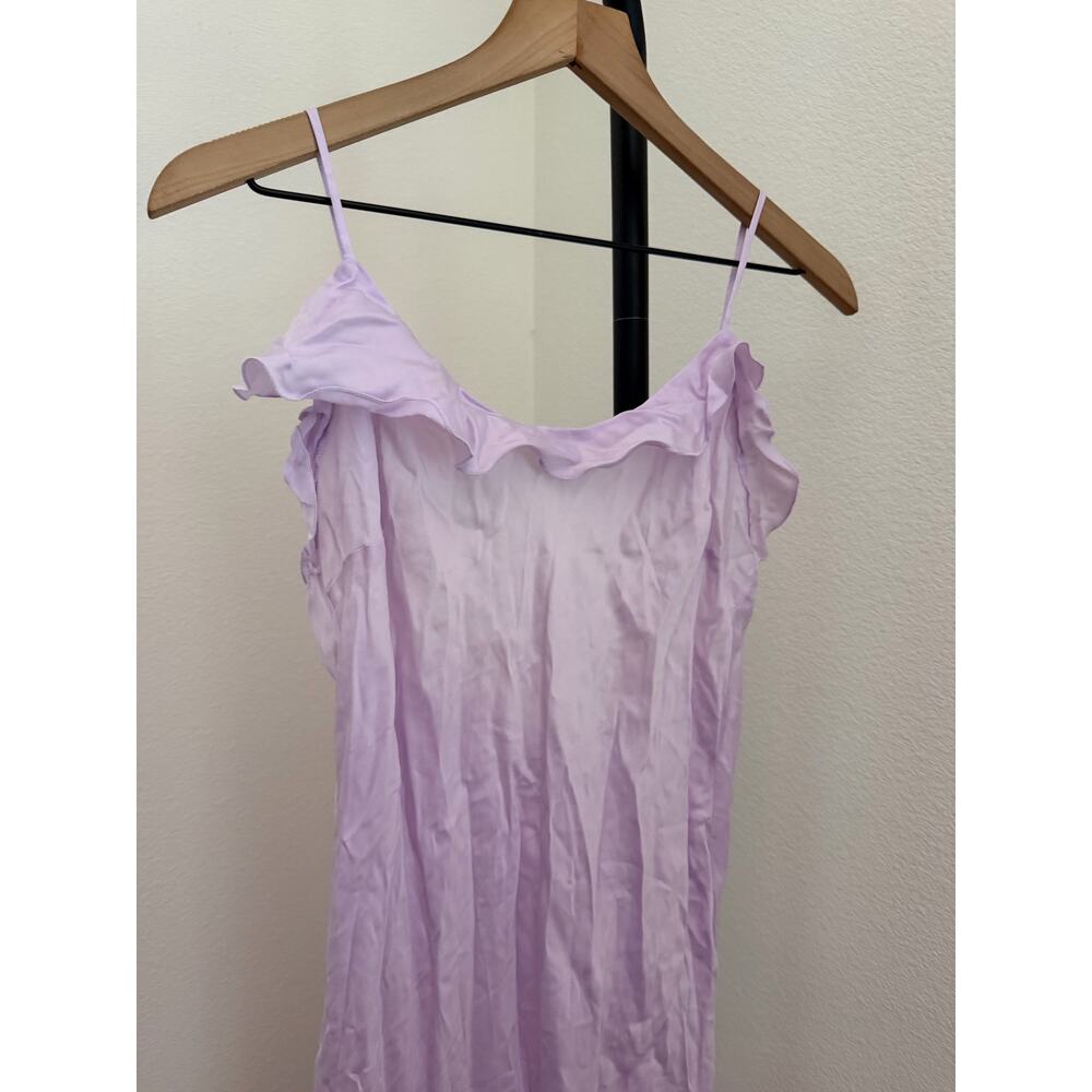 New Victoria’s Secret cotton purple slip dress sz M - Picture 3 of 7